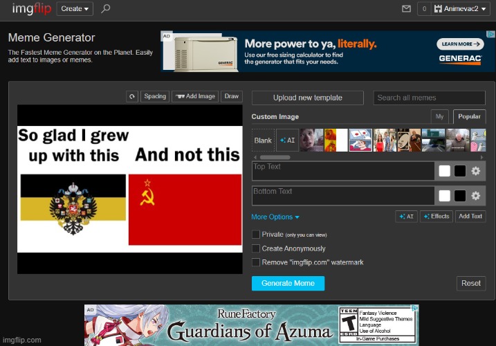 Rune Factory Guardians of Azuma ad when I was making an anti communist meme | image tagged in communism,game,ad | made w/ Imgflip meme maker