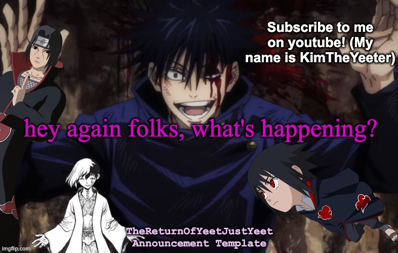 this stream is and always will be chaos | hey again folks, what's happening? | image tagged in thereturnofyeetjustyeet's template,memes,funny | made w/ Imgflip meme maker