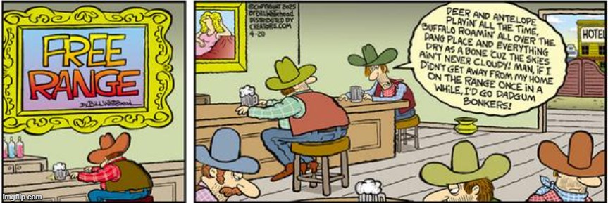 Free Range | image tagged in comics | made w/ Imgflip meme maker