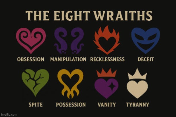 If your OC was a villain, which wraith (dark soul) would they have? | image tagged in undertale,understream,souls,soul,wraiths,villains | made w/ Imgflip meme maker