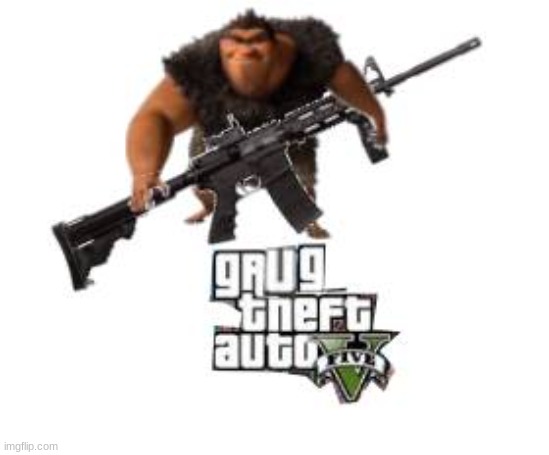 Grug Theft Auto | image tagged in grand theft auto | made w/ Imgflip meme maker