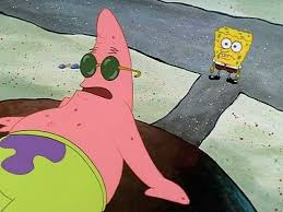 patrick w glasses Blank Meme Template