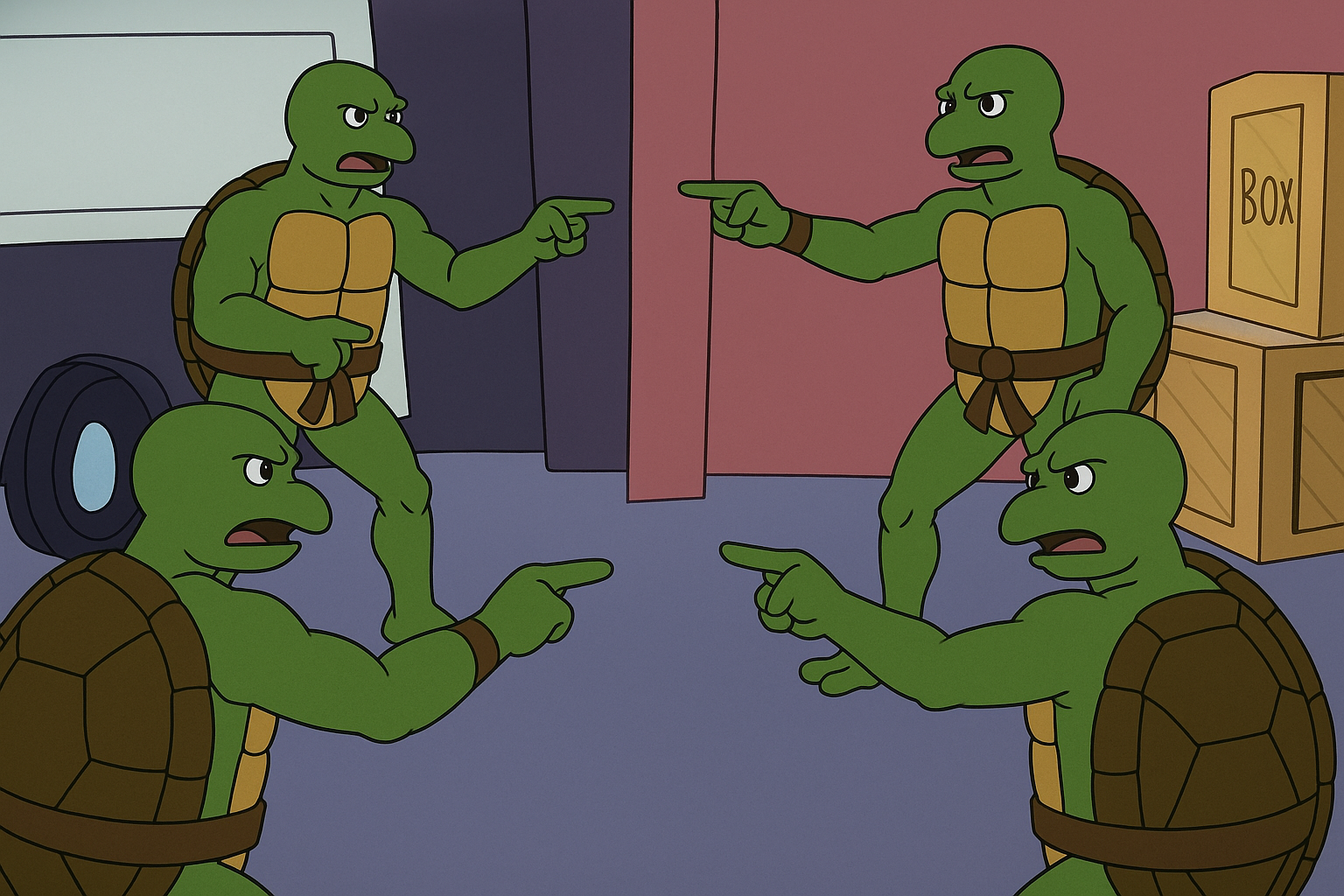 TMNT Blank Meme Template