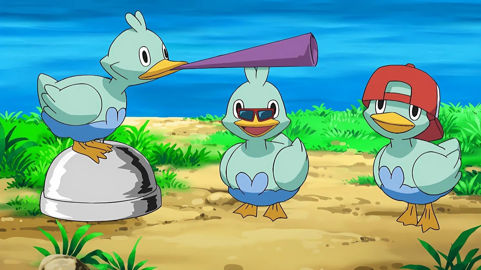 ducklett trio Blank Meme Template