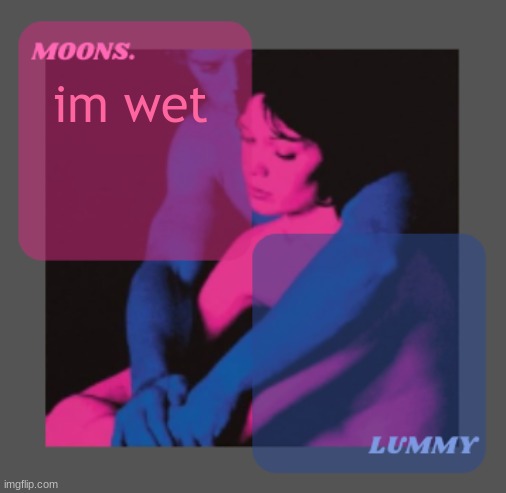 Moons and Lummy shared temp | im wet | image tagged in moons and lummy shared temp | made w/ Imgflip meme maker