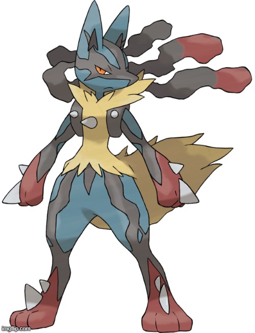 Mega Lucario | image tagged in mega lucario | made w/ Imgflip meme maker