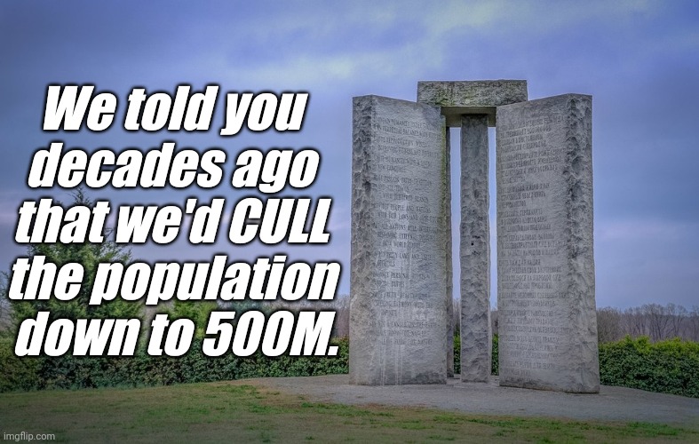 Cull to 500 Million Blank Meme Template