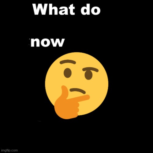 what do now | made w/ Imgflip meme maker
