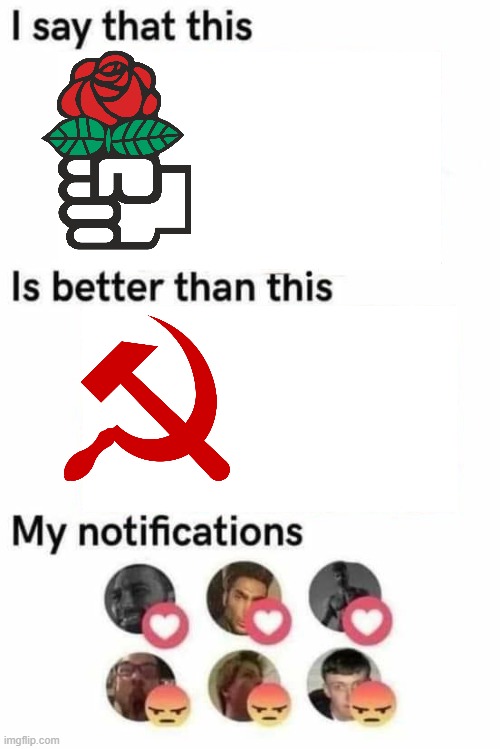 Superior socialism | image tagged in i say that this is better than this | made w/ Imgflip meme maker
