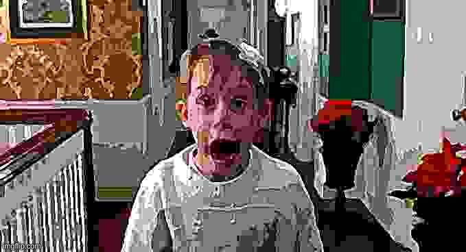 Kevin Home Alone | image tagged in kevin home alone | made w/ Imgflip meme maker