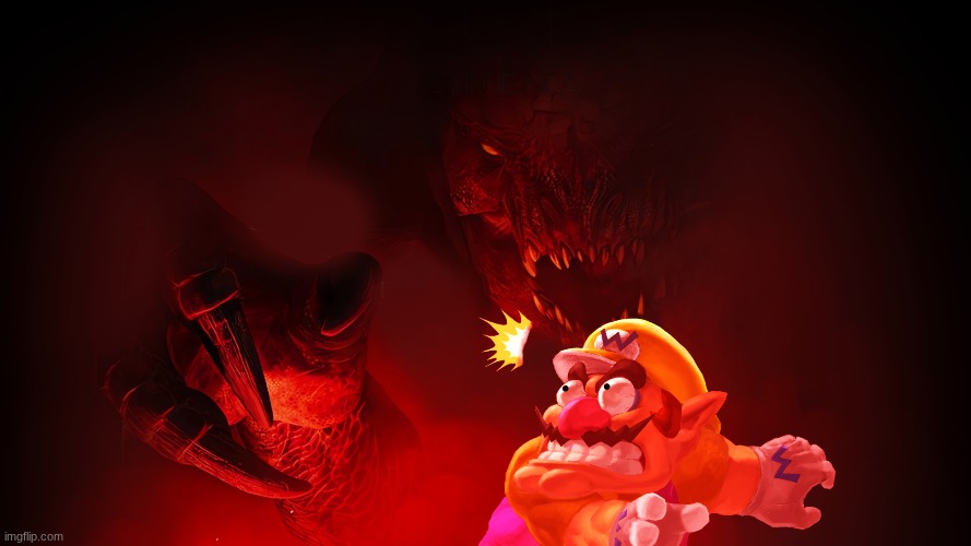 Wario dies to the Distortus Rex... Again.mp3 | image tagged in wario dies,jurassic park,jurassic world,jurassic park/world | made w/ Imgflip meme maker