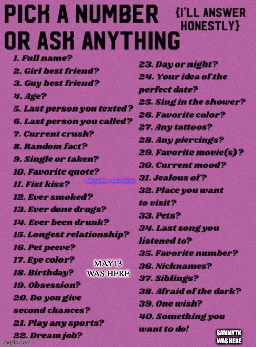 I'll respond TOMORROW | SAMMYTK WAS HERE | image tagged in pick a number | made w/ Imgflip meme maker