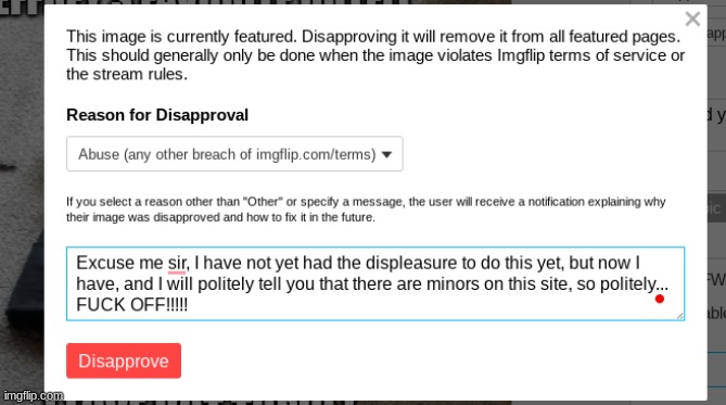 My first Jeffrey disapproval, I think I handled it well | made w/ Imgflip meme maker