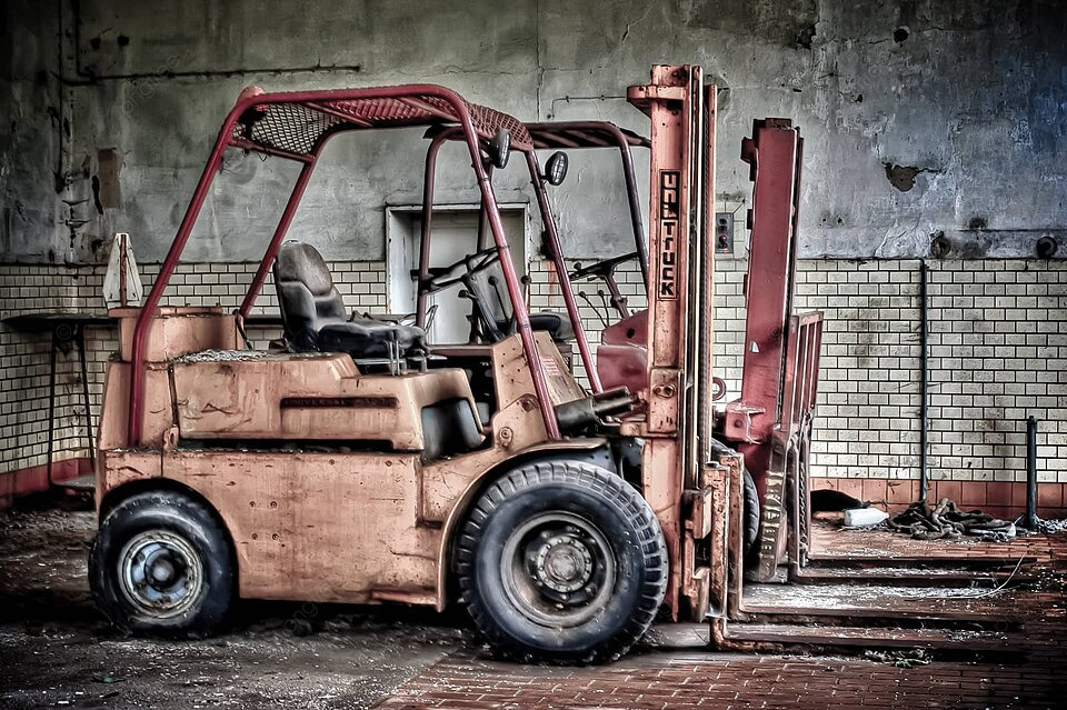Zombie forklift Blank Meme Template
