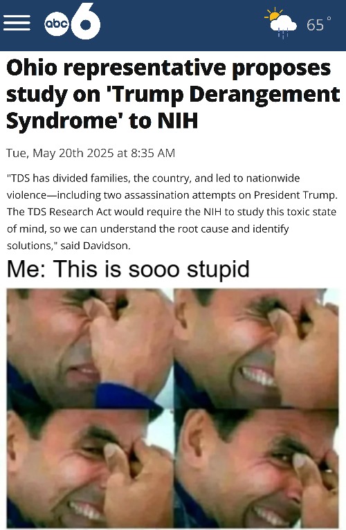 I've been calling for this sort of "statement-act" ever since I caught myself early | image tagged in trump derangement syndrome,funny,fake disappointment,american politics | made w/ Imgflip meme maker