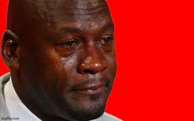 Crying jordan Meme | image tagged in crying jordan meme | made w/ Imgflip meme maker
