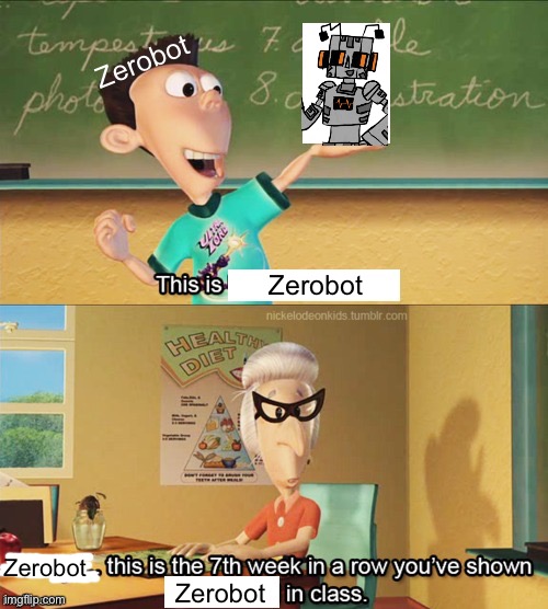 real | Zerobot; Zerobot; Zerobot; Zerobot | image tagged in sheen's show and tell | made w/ Imgflip meme maker