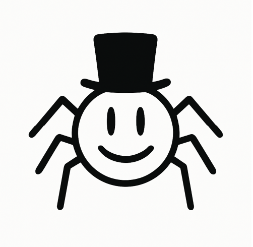 spider with a top-hat Blank Meme Template
