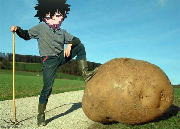 potato farmer | image tagged in potato farmer | made w/ Imgflip meme maker