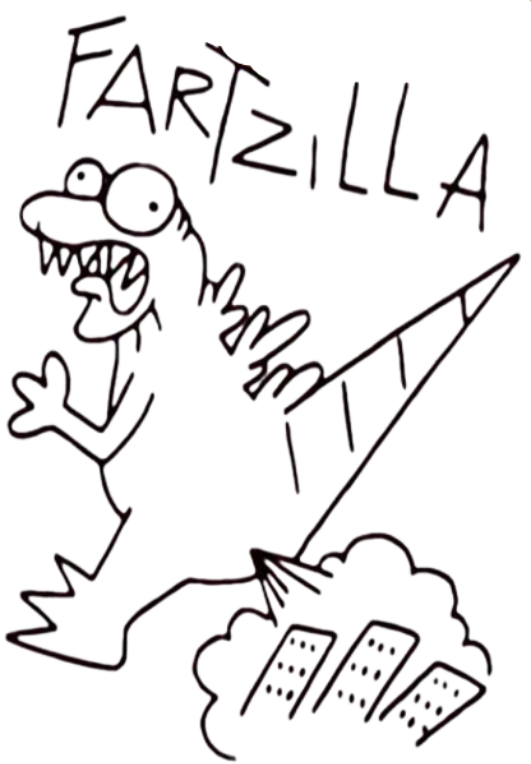 Fartzilla Blank Meme Template