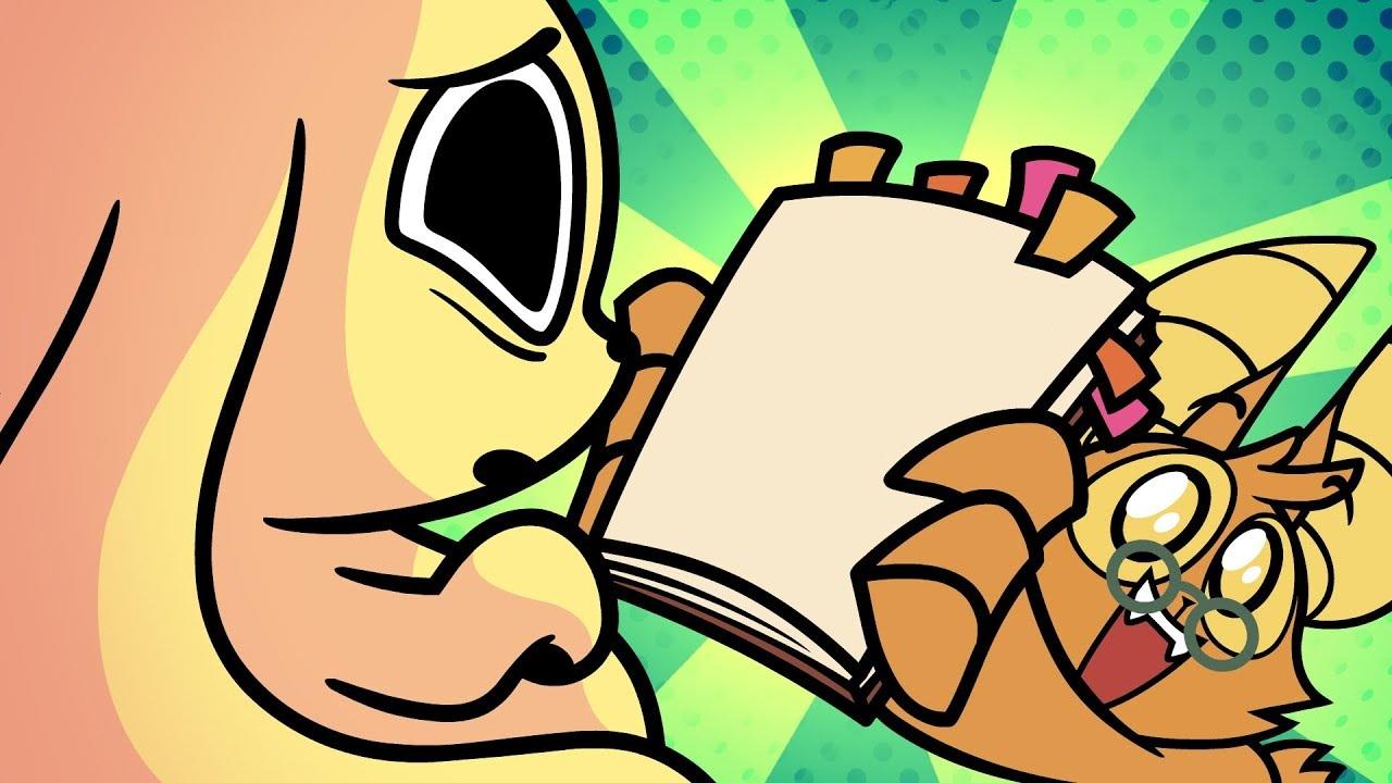 Onyn showing Chikn something Blank Meme Template