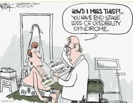 Media flunked their checkup | image tagged in political,reposts,media,checkup | made w/ Imgflip meme maker