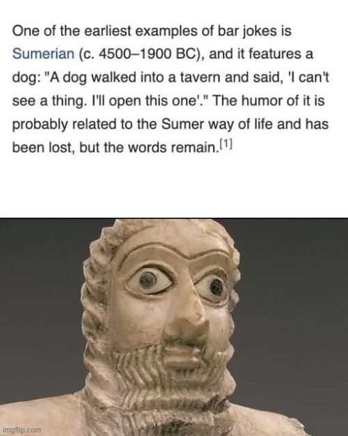 Sumer life | image tagged in sumerian,sumeria,dog,joke | made w/ Imgflip meme maker
