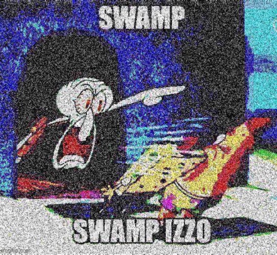 Free throw ! | image tagged in swamp izzo | made w/ Imgflip meme maker