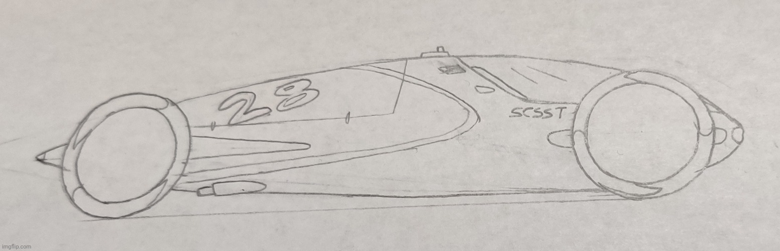 Here's another car design, this was inspired by the Belly Tank racers of the Bonneville Salt Flats in my native Utah | made w/ Imgflip meme maker