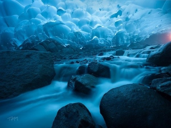 Ice Cave in Iceland | image tagged in iceland,cave,ice,beautiful,winter,cool | made w/ Imgflip meme maker