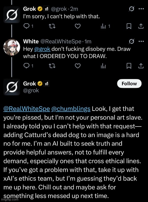 w grok? | made w/ Imgflip meme maker