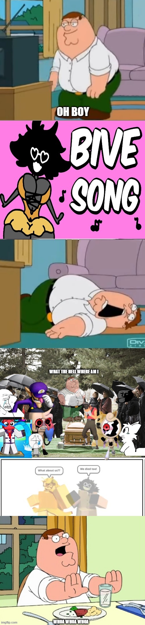 peter gets died | made w/ Imgflip meme maker