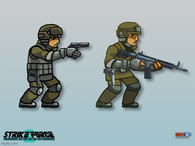 image tagged in strike force heroes 2 soldiers | made w/ Imgflip meme maker