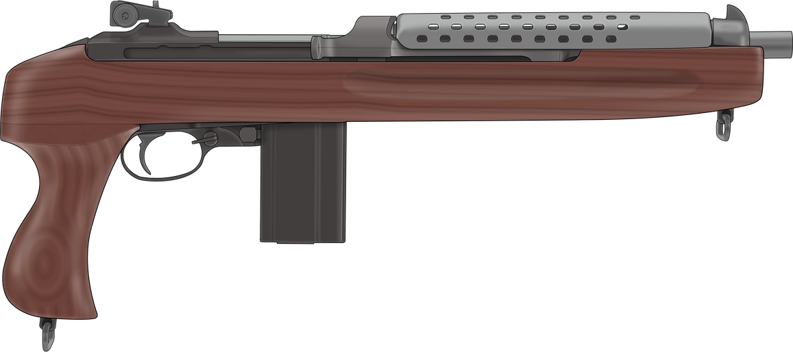 M1 Iver Johnson Enforcer Blank Meme Template