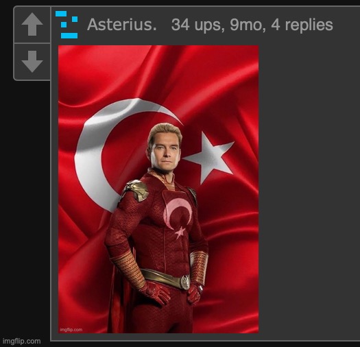 My most upvoted comment (at https://imgflip.com/i/407tb1) | made w/ Imgflip meme maker
