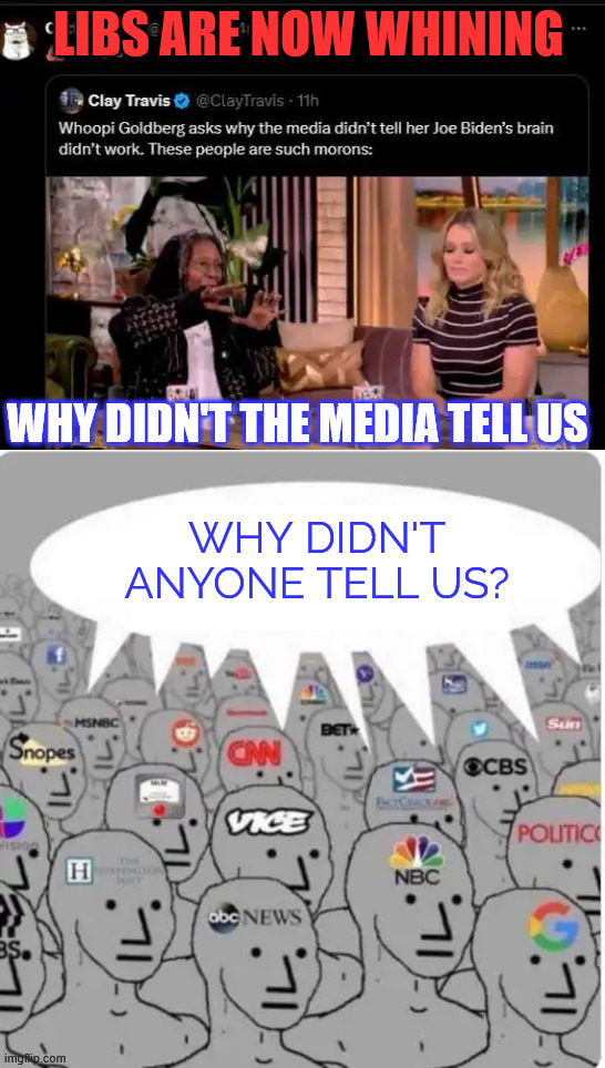 They're eating themselves... | LIBS ARE NOW WHINING; WHY DIDN'T THE MEDIA TELL US; WHY DIDN'T ANYONE TELL US? | image tagged in blame game,when their lies will not go away,cover up worse | made w/ Imgflip meme maker