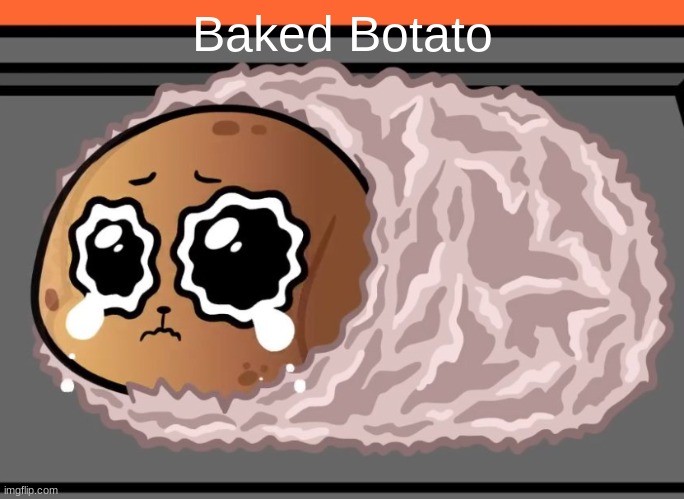 baked botato | Baked Botato | image tagged in baked botato | made w/ Imgflip meme maker