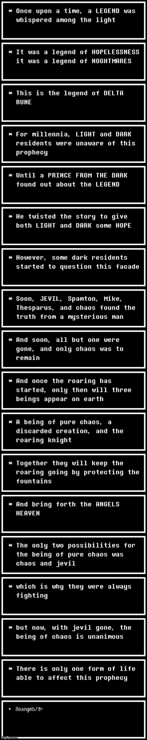 chaos’s origin pt 4, ask questions in comments | made w/ Imgflip meme maker