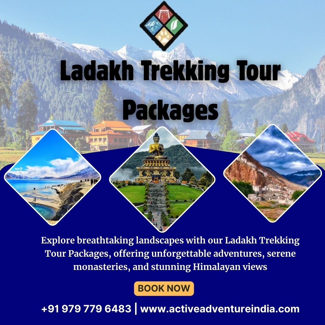 Ladakh Trekking Tour Packages Blank Meme Template