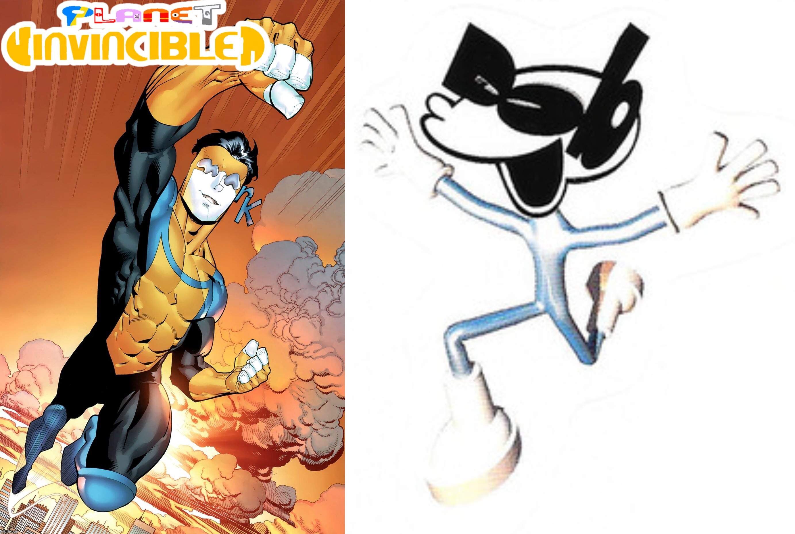 image tagged in planet invincible,goofster | made w/ Imgflip meme maker