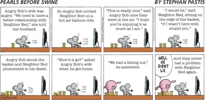 Pearls Against Swine | image tagged in comics | made w/ Imgflip meme maker
