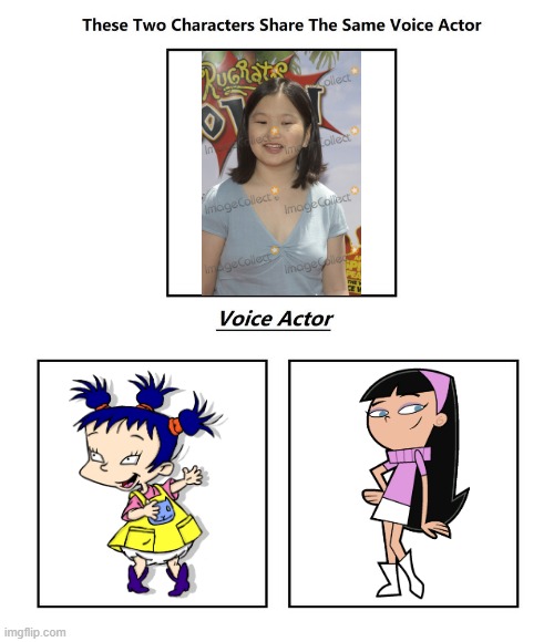 Dionne Quan | image tagged in same voice actor,dionne quan,rugrats,fairly odd parents,the fairly oddparents,nickelodeon | made w/ Imgflip meme maker