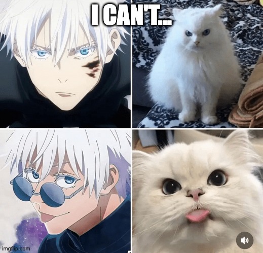 now i can't unsee it | I CAN'T... | image tagged in memes,anime,lol | made w/ Imgflip meme maker