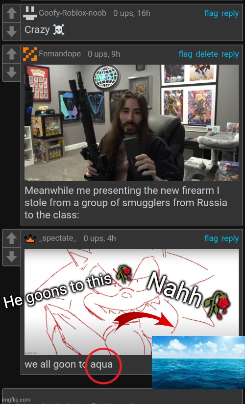 He goons to this 🥀; Nahh🥀 | made w/ Imgflip meme maker