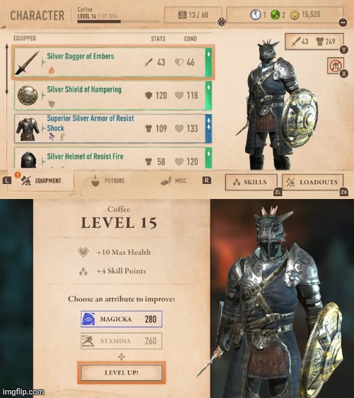 More upgrades | image tagged in the elder scrolls blades,gaming,video games,nintendo switch,screenshots | made w/ Imgflip meme maker