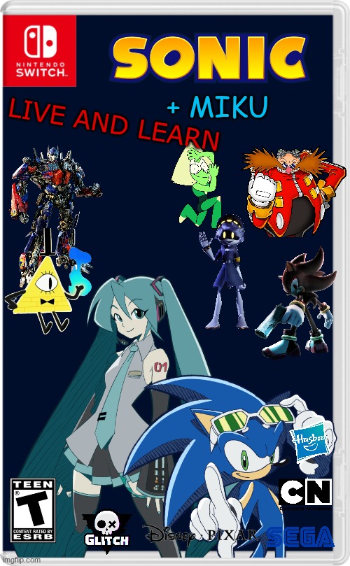 finally done with this ? | + MIKU; LIVE AND LEARN | image tagged in nintendo switch cartridge case | made w/ Imgflip meme maker