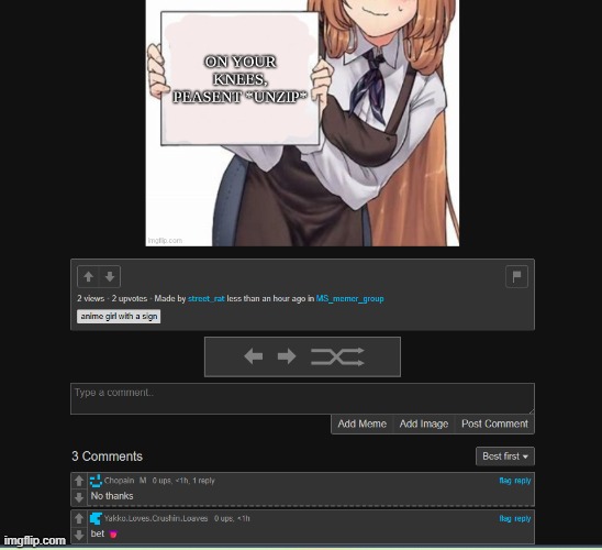 pretty sure thats a girl. | made w/ Imgflip meme maker