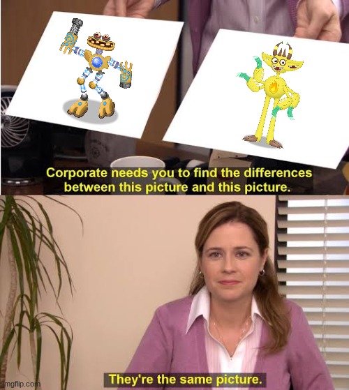 Wubbox is Wubvox. | image tagged in they're both the same picture,my singing monsters | made w/ Imgflip meme maker
