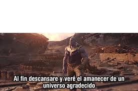 thanos Blank Meme Template