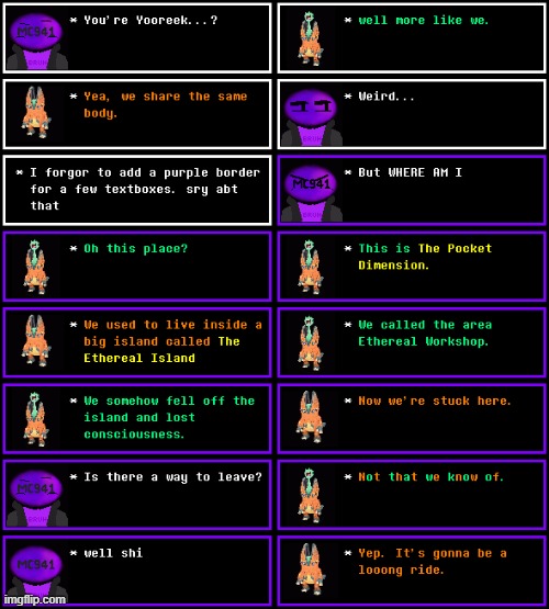 More-eek Yooreek (Undertale #97) (MC's Bruhzzare Adventure #3) | made w/ Imgflip meme maker